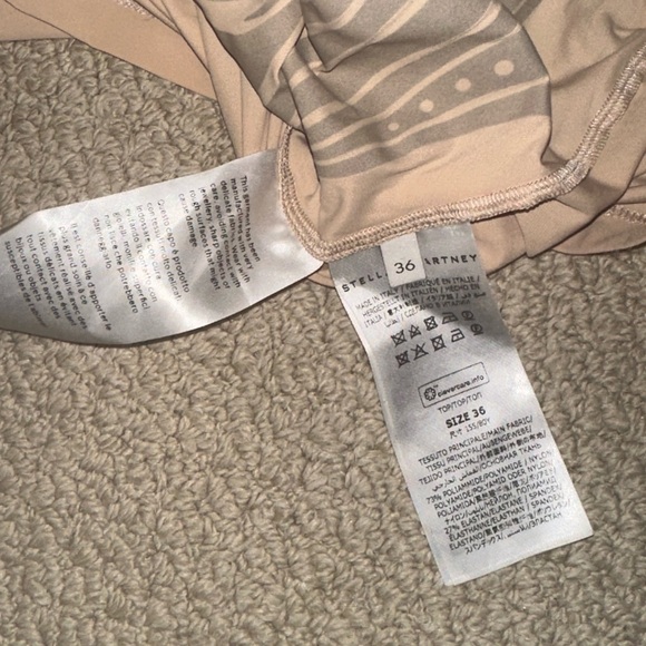 Stella McCartney second skin top tattoo print size 36 NWOT - Picture 4 of 5